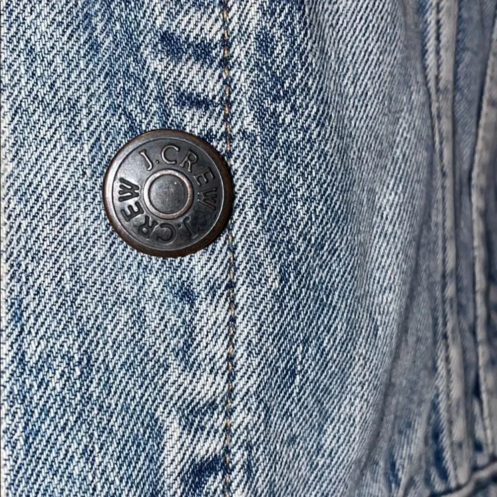 J crew Indigo Denim Vest